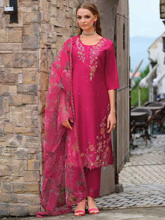 Kurta & Pant with Floral printed