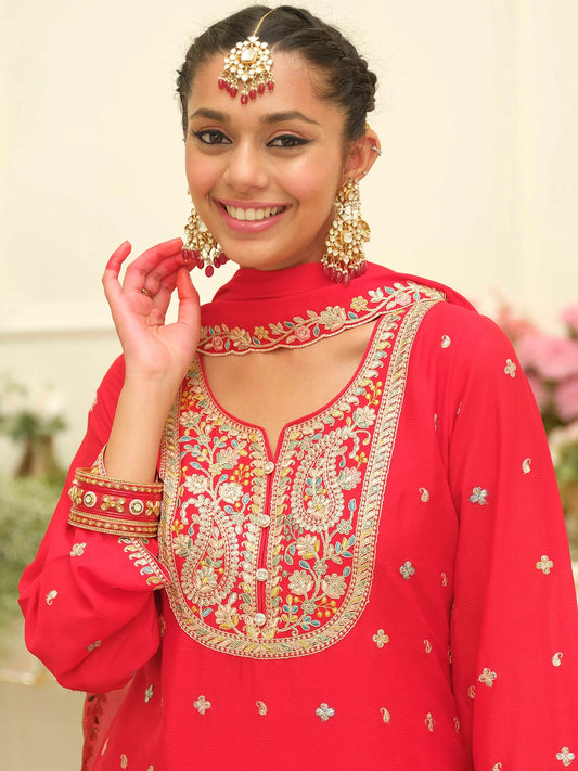 Kurta Palazzos With Dupatta