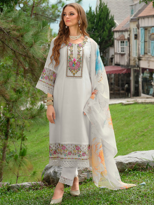 Kurta & Palazzo with Floral printed